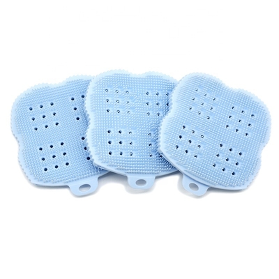 Odor Eliminating / Dehumidifying Exfoliating Bath Gloves, Soft Silicone Shower Spa Brush, SPA Massage Silicone Body Scrubber